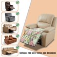 thumbnail image 5 of FOR U DESIGNS Hummingbird Floral Print Recliner Chair Covers, Anti-Slip Recliner Cover Waterproof Armless Reclining Slipcover Durable Furniture Protector, Reclining Sofa Slipcover for Pets Kids, 5 of 6