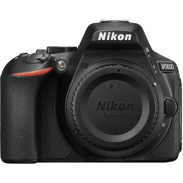 Nikon D5600 DSLR Camera with Nikon AF-P DX NIKKOR 18-55mm f