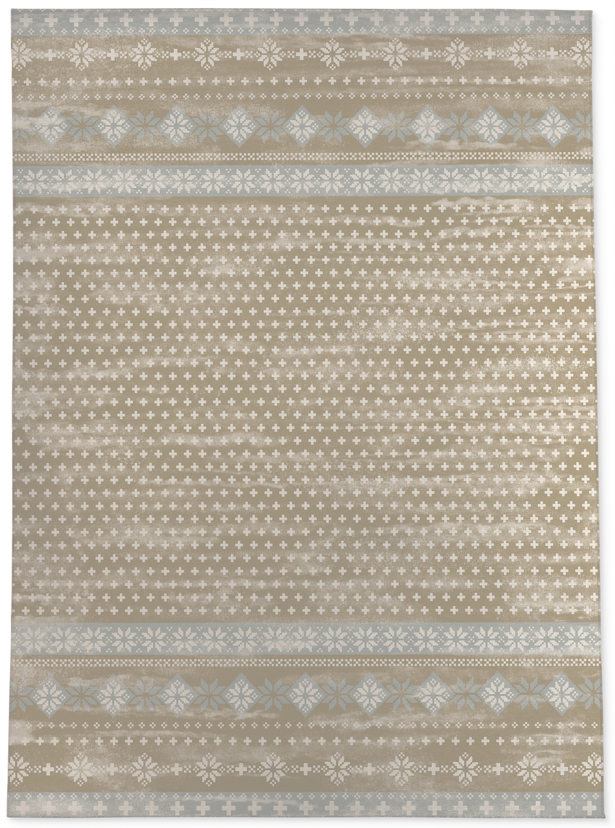 FAIR ISLE SWEATER NATURAL Area Rug By Kavka Designs - Walmart.com