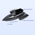 thumbnail image 3 of Fishing Bait Boat 500m Remote Control Bait Boat Dual Motor Fish Finder 1.5KG Load Supports Auto Cruise/Auto Course Correction With LED Light Suitable for Fishing, 3 of 8