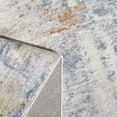 thumbnail image 3 of Venita Cream and Blue Woven Area Rug, 3 of 7