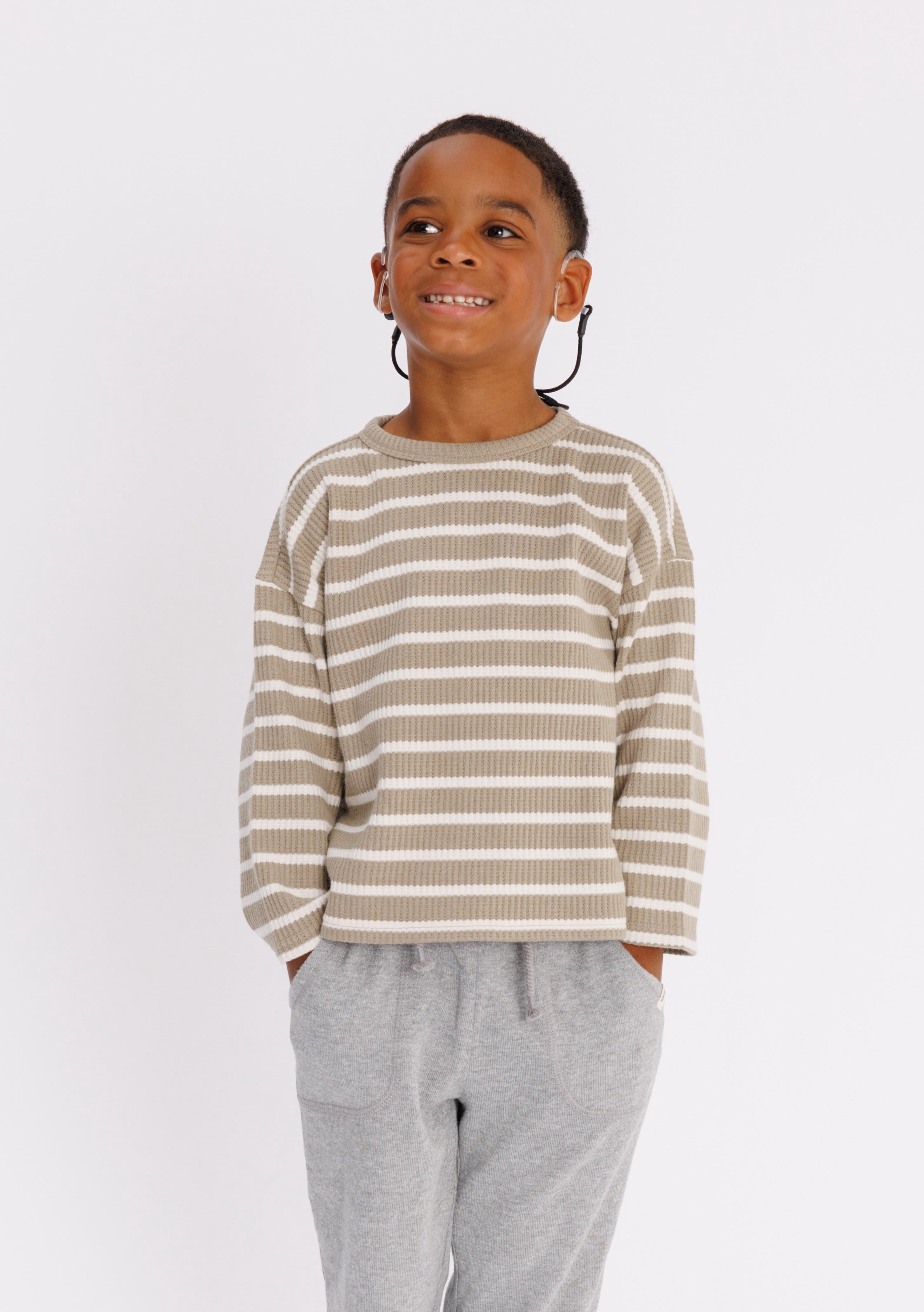 easy-peasy Toddler Boy Long Sleeve Boxy T-Shirt, Sizes 12 Months-5T