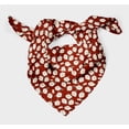 thumbnail image 3 of Bimba Red Ranunculus Floral Pure Silk Printed Head Bandanas Summer Neck Wrap Scarf 40 x 80 Inches, 3 of 6