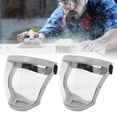 thumbnail image 3 of Transparent 2pcs Protective Face Cover, Reusable Dustproof  Shield With Filter Cotton Pads, 3 of 8