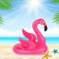 thumbnail image 2 of Inflatable Flamingo Tube Pool Floats Kids Fun Beach Floaties Kids Pool Toys Summer Pool Raft Lounge, 2 of 4