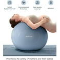 thumbnail image 2 of YOTTOY Anti-Burst Exercise Ball, 65 cm — Blue, Extra Thick for Yoga & Physical Therapy, 2 of 9
