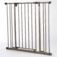 Toddleroo Extra-Tall Easy-Close Baby Safety Gate, Fits 28" to 38.5" Wide, Graphite