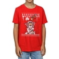 thumbnail image 3 of Tom And Jerry Boys Christmas Fair Isle T-Shirt, 3 of 5