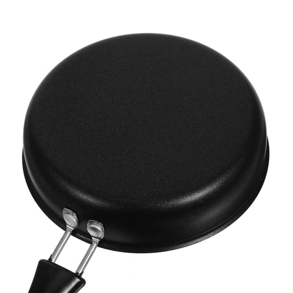 Hemobllo Small Skillet with Lid Nonstick Iron Pan for Cooking and Breakfast