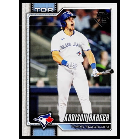 2026 Topps #241 Addison Barger Toronto Blue Jays Baseball Card