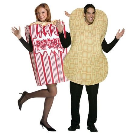 Adult Popcorn and Peanut Costume Set