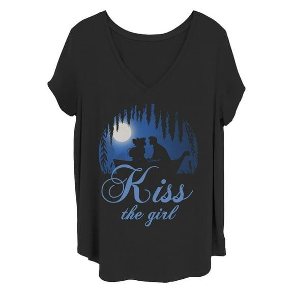 Women's The Little Mermaid Kiss Scene Graphic T-Shirt