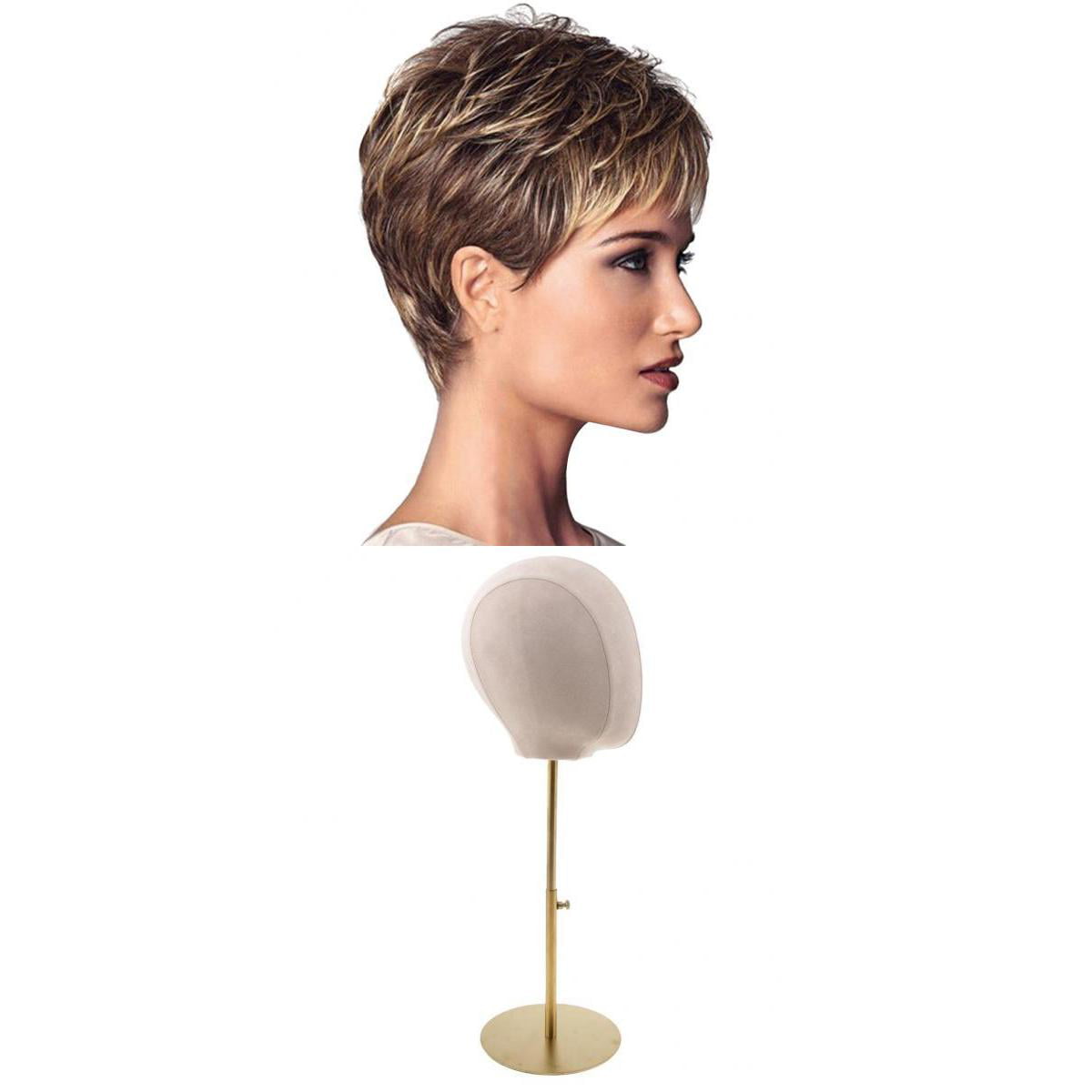 New Women Bust Mannequin Manikin Head Hat Wig Mould Show Stand Model Cosmetology 
