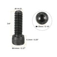 thumbnail image 2 of 1/4-20x3/4" Hex Socket Head Bolts 12.9 Grade Alloy Steel Black Oxide 25 Pack, 2 of 5