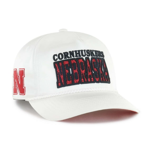 Women's '47 White Nebraska Huskers Outspoken Hitch Adjustable Hat