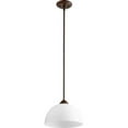thumbnail image 3 of 6069-65-Quorum Lighting-Barkley - 1 Light Pendant in Quorum Home Collection style - 11 inches wide by 8 inches high-Satin Nickel Finish-Satin Opal, 3 of 3