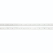Full Flexible Steel Rule with Chrome Finish, Quick Reading, and Inch Graduation - 5R Graduation, 12" Length, 1/64" Thickness - C305R-12