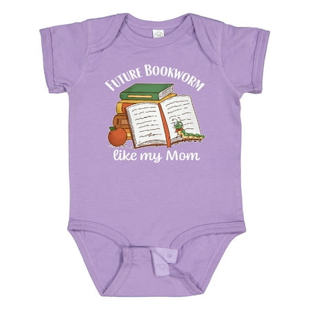 

Inktastic Future Bookworm Like My Mom Gift Baby Boy or Baby Girl Bodysuit