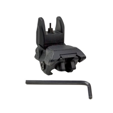 Backup Front Sight, Flip-Up / Folds Horizontal (Best Folding Iron Sights For Ar 15)