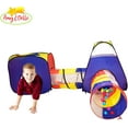 Kids Play Tent with Tunnel 4 In 1 Playhouse Pop up Tent and Crawl