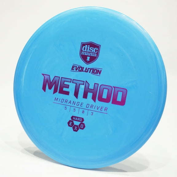 Discmania Evolution Exo Hard Method Disc Golf Midrange Disc, Pick Color/Weight [Stamp & Exact Color May Vary] Blue 173-174 grams