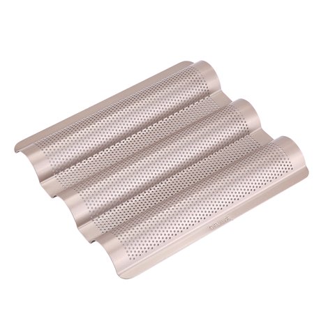 Garosa 10Inch French Bread Pan Baguette Baking Tray Perforated 3-Slot Non  Stick Bake, Baking Pan, Baguette Pan | Walmart Canada