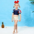thumbnail image 4 of KAWELL Little Girls Two-Piece Summer Swimwear Role Play Bikini Swim Suit Toddler Tankini Red 3-10 Years, 4 of 6