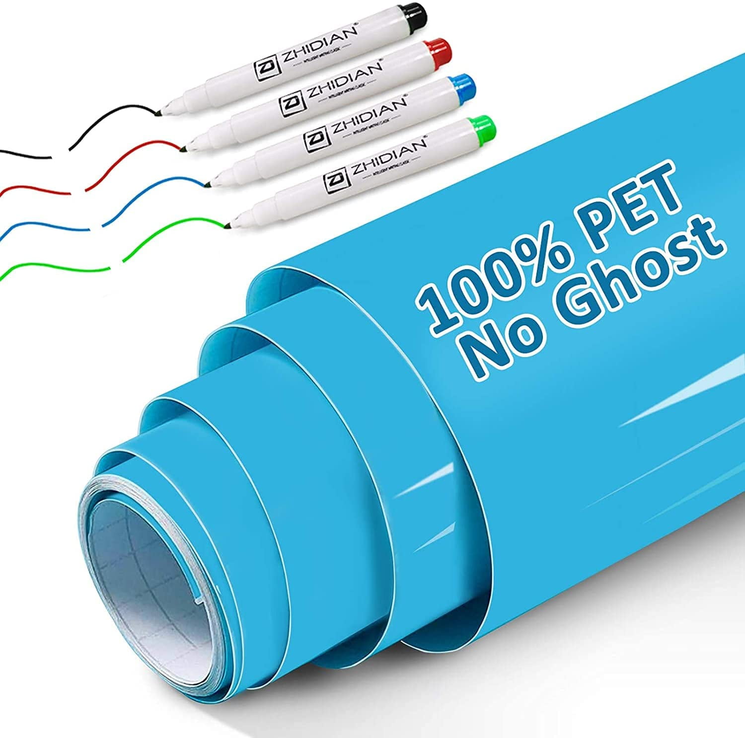 Kids Peel and Stick Wallpaper,Green Self Adhesive Stickers , 48" x 36