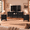 3 piece-Black, variant on HLR 3-Piece Living Room Furniture Set, Farmhouse TV Stand and 2 Side Tables, Wood, Black