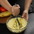 thumbnail image 3 of Trituradora de patatas de acero inoxidable, máquina Manual de barro a presión para frutas y verduras, trituradora de alimentos para niños, dispositivo complementario, 3 of 5