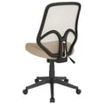 thumbnail image 5 of Flash Furniture Salerno Series High Back Light Brown Mesh Office Chair, 5 of 8