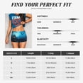 thumbnail image 3 of Kdxio Happy Halloween-1 Print Workout Shorts for Women Seamless Soft Smooth Gym Yoga Scrunch Active Shorts, 3 of 5