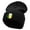 Black, variant on Lucky Beer Embroidered 12 Inch Long Knitted Beanie - Olive OSFM