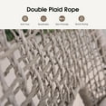 thumbnail image 7 of PURPLE LEAF OUTDOOR Counter Height Outdoor Bar Stools Set of 4, Rattan Woven Aluminum Boho Style with Back and Cushion, All-Weather, for Garden, Kitchen Island, Patio, 7 of 7