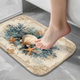 thumbnail image 5 of 1pc Sea Shells Absorbent Non-Slip Bathroom Thickened Flannel Rug Decor,Soft,Quick Drying,Suitable For Indoor/outdoor Use,Bathrooms,Bedrooms,Kitchens,Terrace,Laundry Rooms,16"x24", 5 of 7