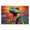 Colorful T Rex Splash, variant on Stupell Industries Contemporary Brightly Colored Dinosaur Canvas Art, 24 x 16, by Creative Studio