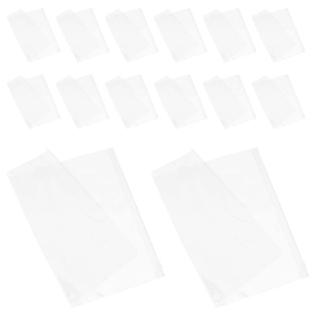 OULII 50Ud Bolsa De Transparente Con Cremallera Para Guardar Ropa Y Organizar Equipaje De Viaje