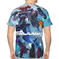 thumbnail image 2 of Mobile Suit Gundam Shirt 3d Printed T Shirt Crewneck Short Sleeve Top Tees For Mens, 2 of 8