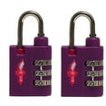 thumbnail image 1 of Safe Skies 49 Aero TSA Lock 2P - Passion Purple, 1 of 1