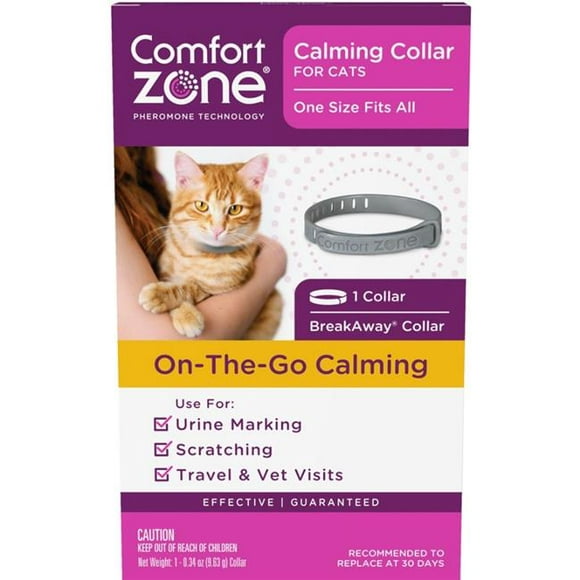 Farnam Animal de Compagnie 100537188 Zone de Confort Chat Calmant Collier - Pack de 1