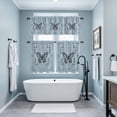 thumbnail image 4 of Magical Theme Kitchen Curtains Valances and Tiers Set of 3 Witchy Art Butterfly Sun and Moon Tier Curtains and Valance with Rod Pocket for Small Windows, 27.5"x24", 4 of 9