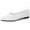 White, variant on uvwlwu Women's Solid Color Pointed Toe Flat Casual Breathable Ladies' Openwork Knitted Shoes Breathable(White,8.5)