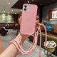 thumbnail image 1 of Funda de teléfono con correa para Samsung Galaxy, carcasa con cordón para S7, S6 Edge, S8, S9, S10, S10e, S21, S20 FE, Note 8, 9, 10 Plus, Lite 20Ultra xuanjing  unisex, 1 of 2