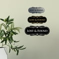 thumbnail image 4 of Signs ByLITA Designer Lost & Found Sign (Lt Gray) - Large, 4 of 5