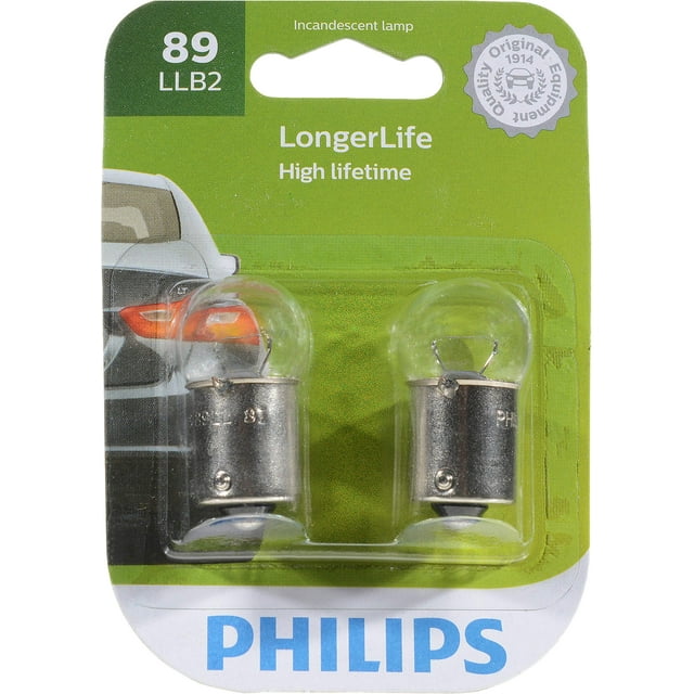 Bombilla para vehículo Philips 89LLB2 LongerLife, paquete de 2