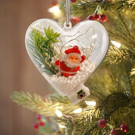 

Decorative Lights Glow Christmas Tree Pendant Children s Handmade Diy Christmas Gift Package