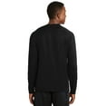 thumbnail image 2 of Sport-Tek Mens Dry Zone Long Sleeve Raglan T-Shirt, XS, Black, 2 of 2