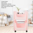 thumbnail image 2 of Étagère de Rangement Mobile, Chariot de Rangement en Plastique Grande Capacité avec Roulettes Verrouillables Multifonctionnel pour Jouets, 2 of 7