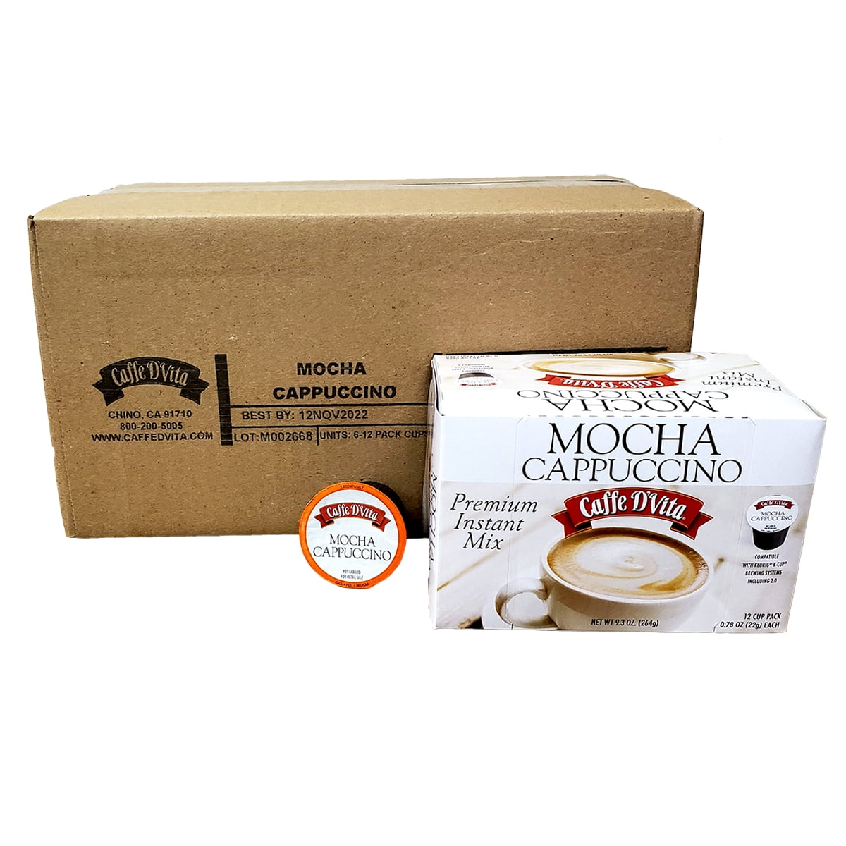 Caffe D'Vita Mocha Cappuccino Medium 