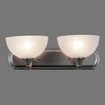 thumbnail image 2 of Yosemite Home Decor Glacier Point Meuble-Lavabo à 2 Lumières en Acier Inoxydable, Fini Nickel Satiné, 2 of 12